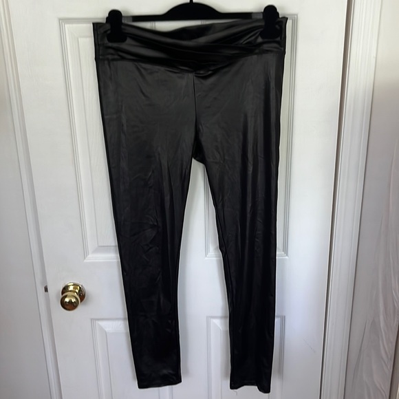 Black spandex leggings - GUILTY - size large - Picture 1 of 3